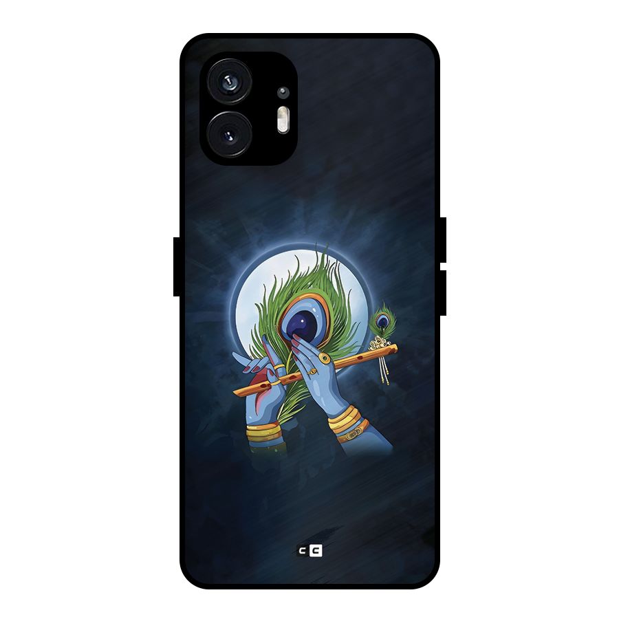 Lord Krishna Flute Metal Back Case for Nothing Phone 2