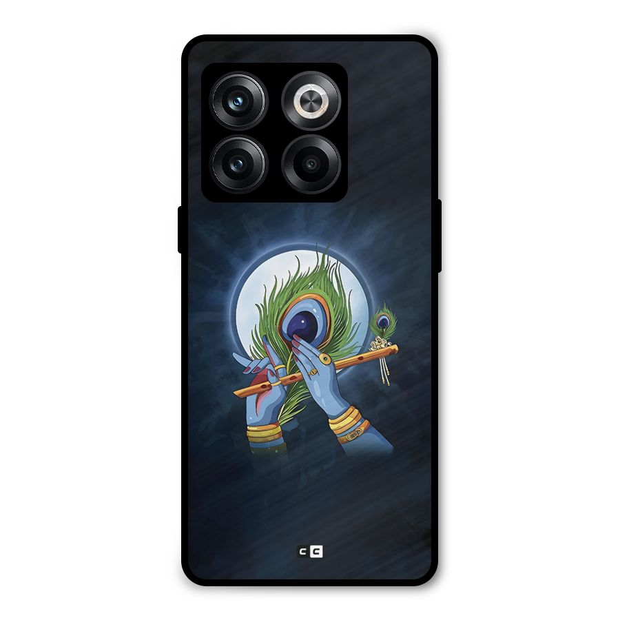 Lord Krishna Flute Metal Back Case for OnePlus 10T
