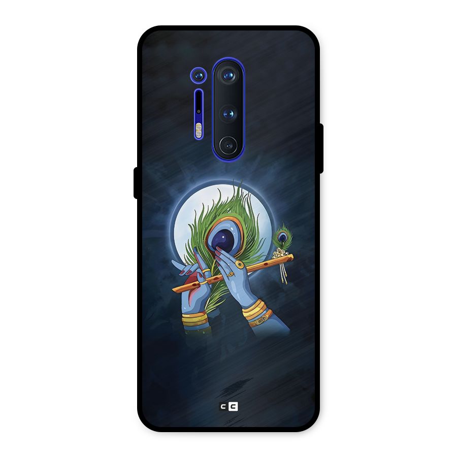 Lord Krishna Flute Metal Back Case for OnePlus 8 Pro