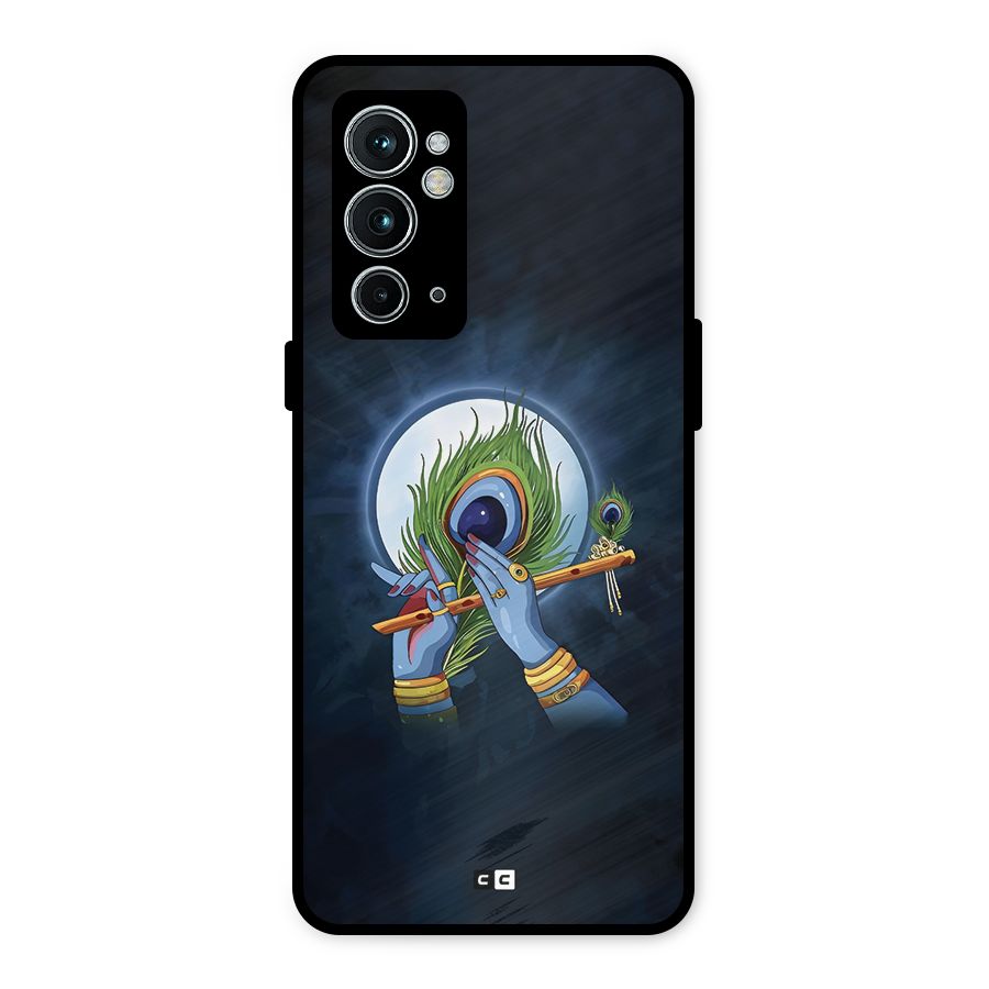 Lord Krishna Flute Metal Back Case for OnePlus 9RT 5G