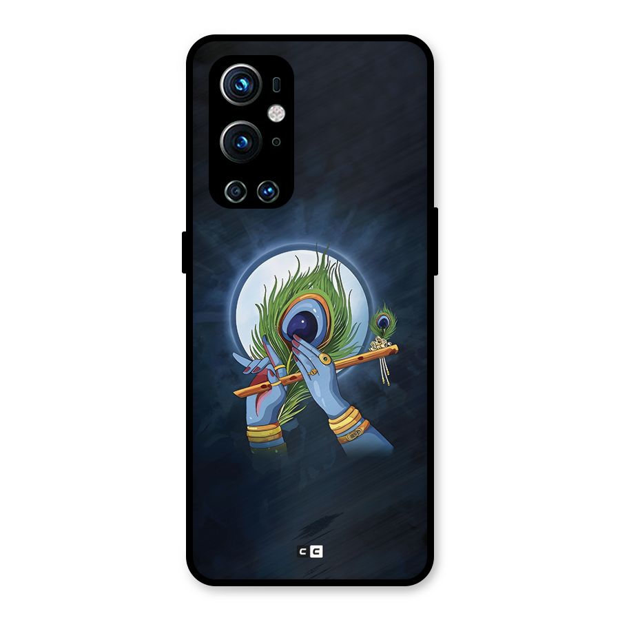 Lord Krishna Flute Metal Back Case for OnePlus 9 Pro