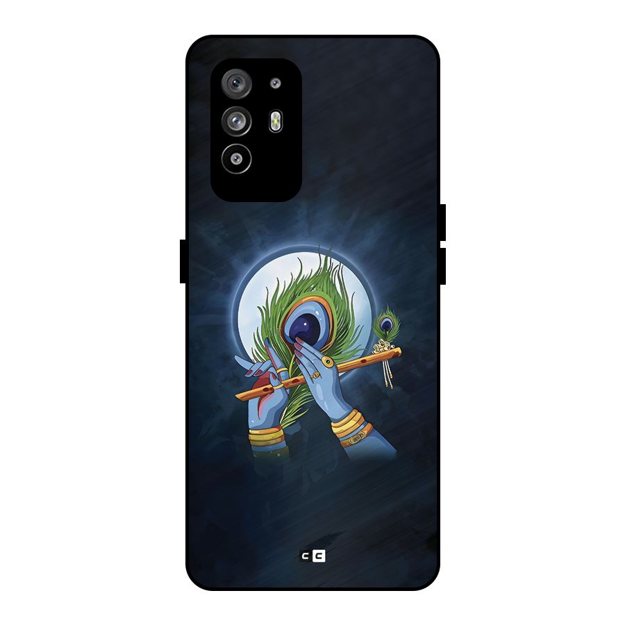 Lord Krishna Flute Metal Back Case for Oppo F19 Pro Plus 5G