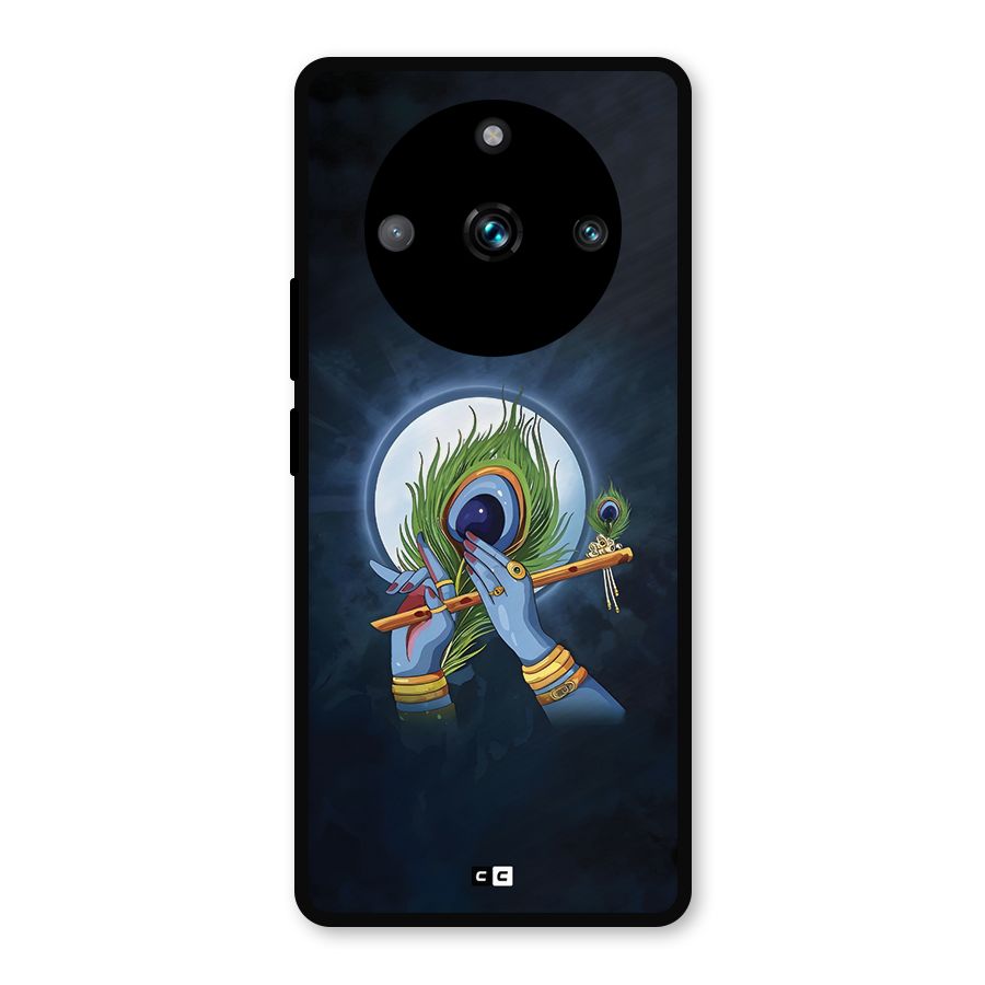 Lord Krishna Flute Metal Back Case for Realme 11 Pro