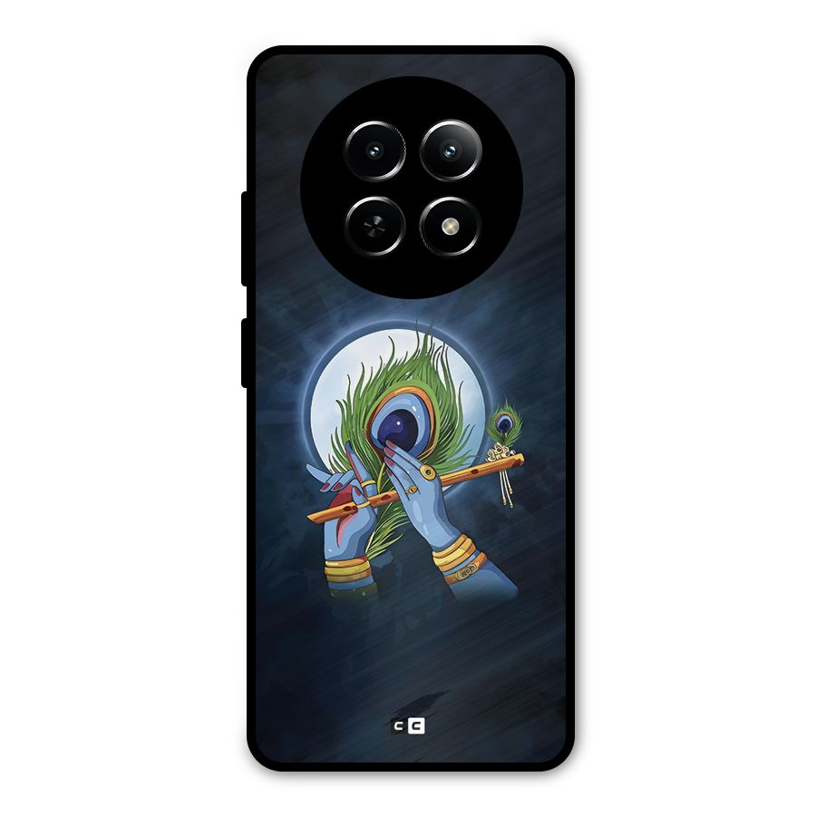 Lord Krishna Flute Metal Back Case for Realme 12x 5G