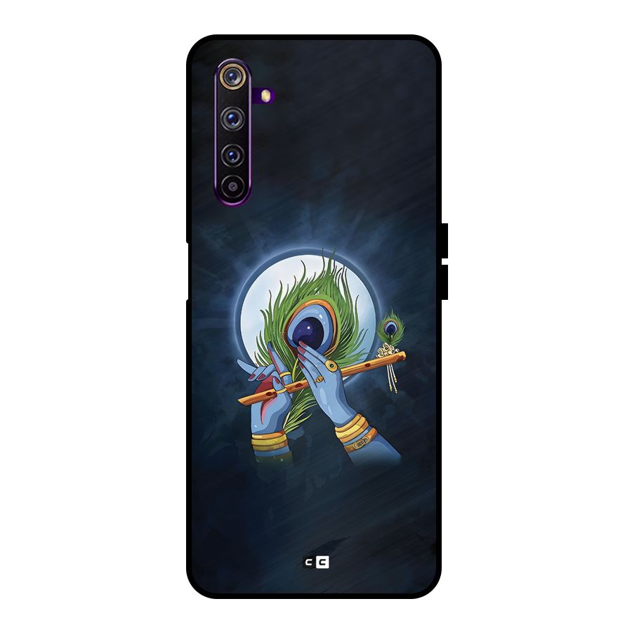 Lord Krishna Flute Metal Back Case for Realme 6 Pro