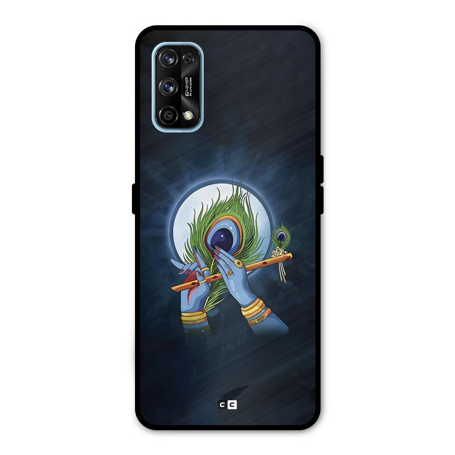 Lord Krishna Flute Metal Back Case for Realme 7 Pro