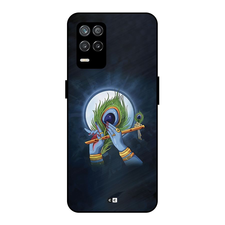 Lord Krishna Flute Metal Back Case for Realme 8s 5G