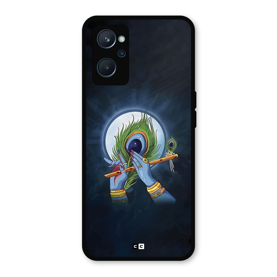 Lord Krishna Flute Metal Back Case for Realme 9i