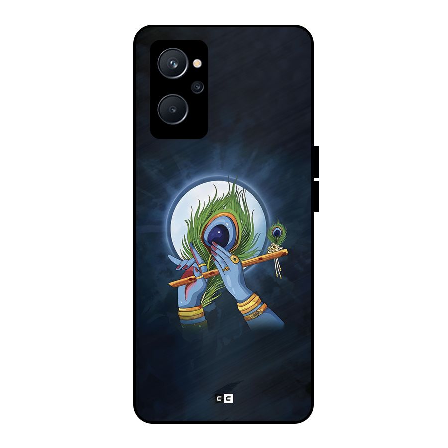 Lord Krishna Flute Metal Back Case for Realme 9i 5G