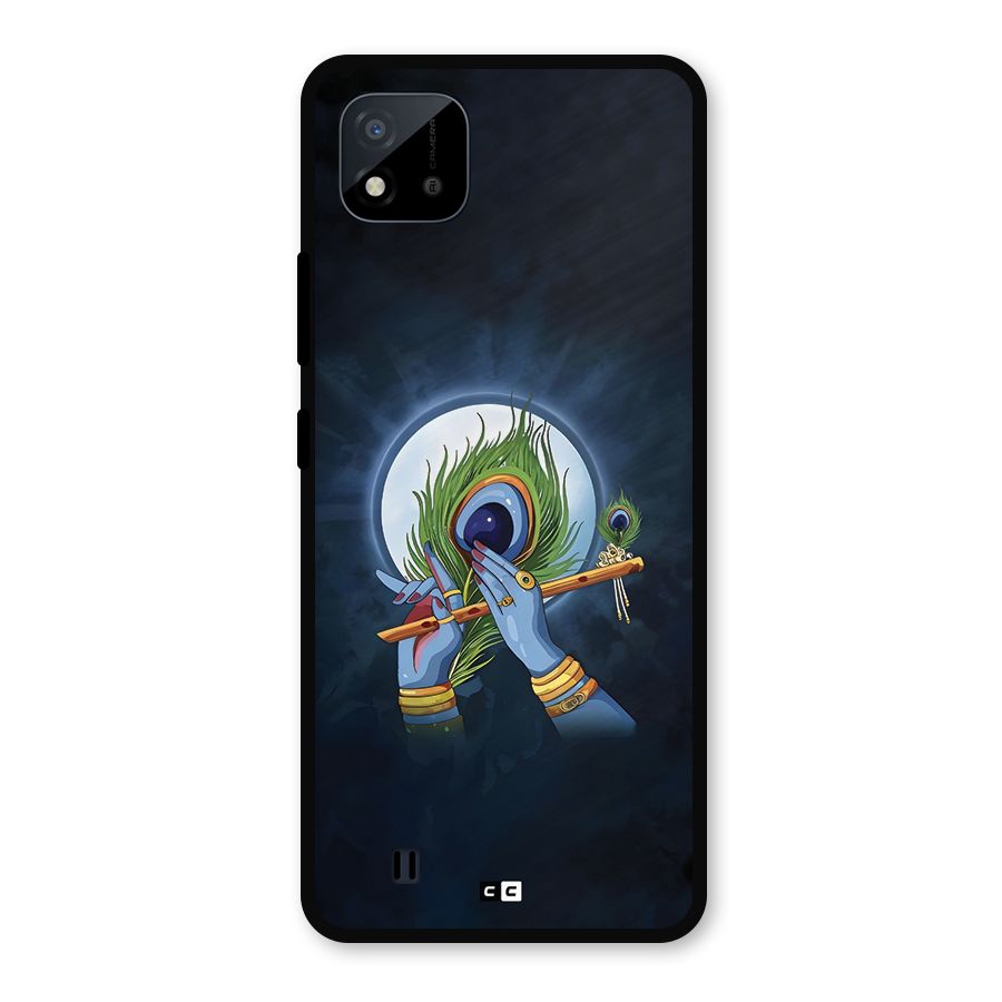 Lord Krishna Flute Metal Back Case for Realme C11 2021
