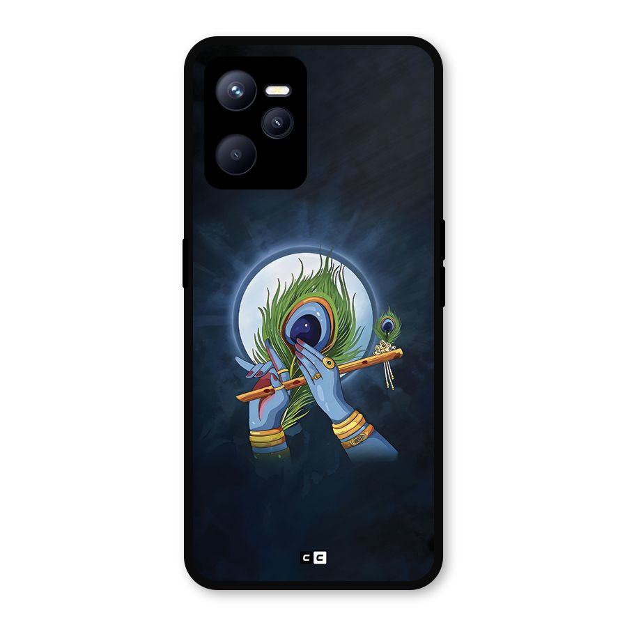 Lord Krishna Flute Metal Back Case for Realme C35