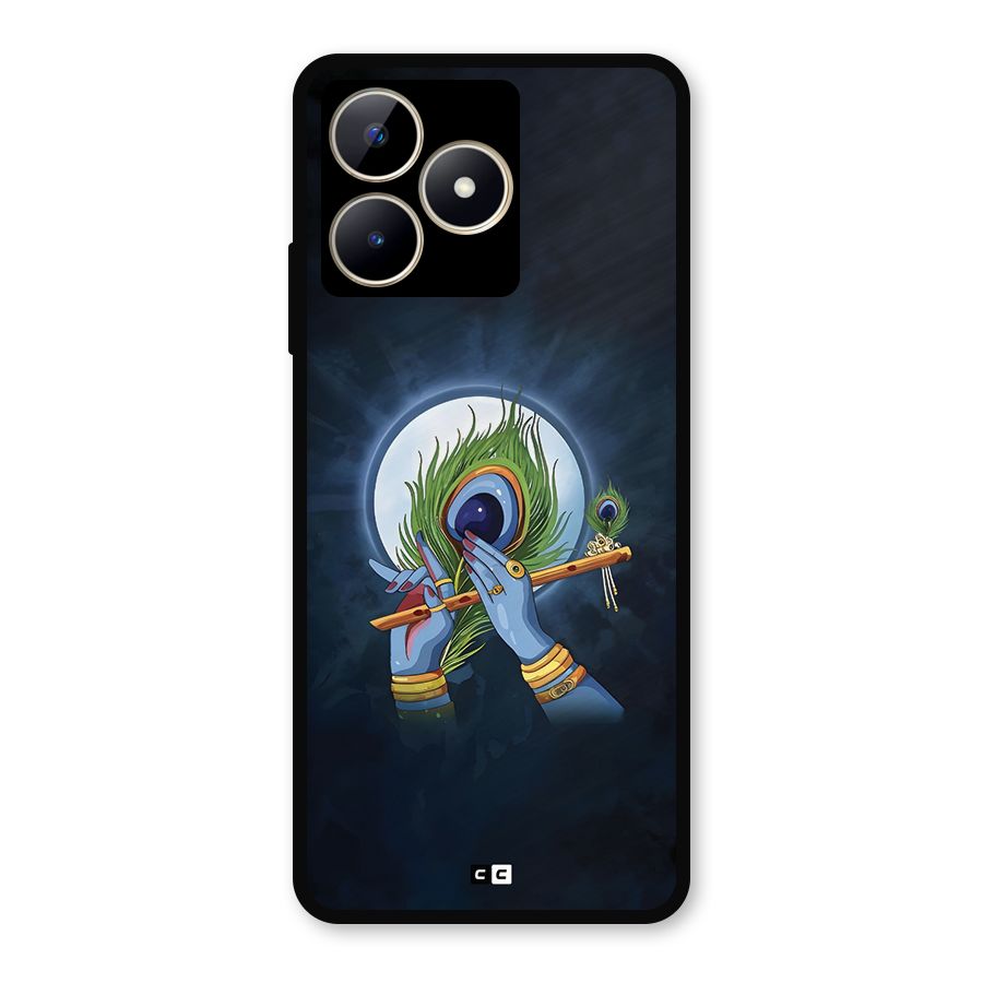 Lord Krishna Flute Metal Back Case for Realme C53
