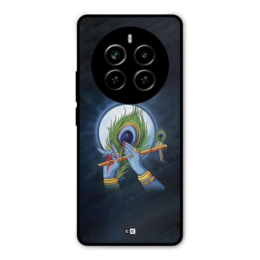 Lord Krishna Flute Metal Back Case for Realme P1 Pro