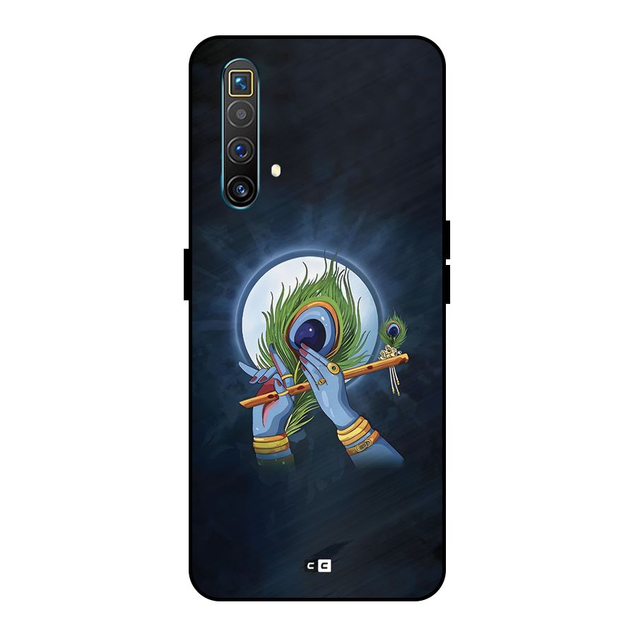 Lord Krishna Flute Metal Back Case for Realme X3