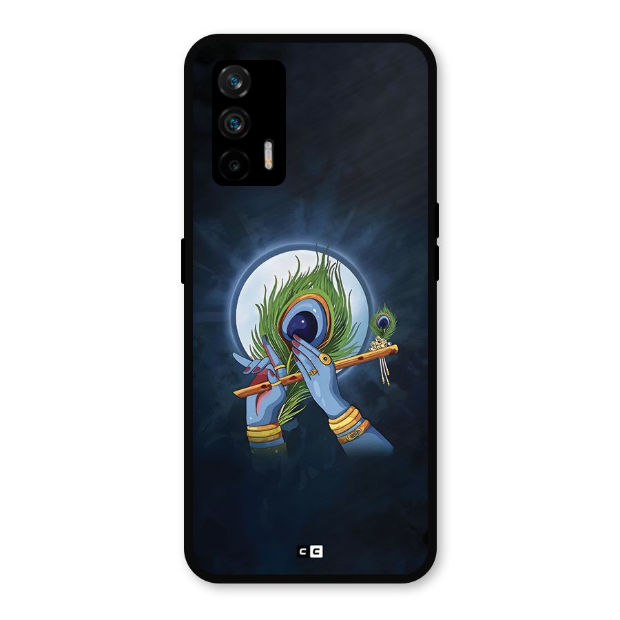 Lord Krishna Flute Metal Back Case for Realme X7 Max