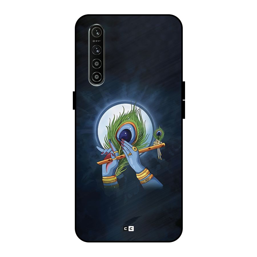 Lord Krishna Flute Metal Back Case for Realme XT