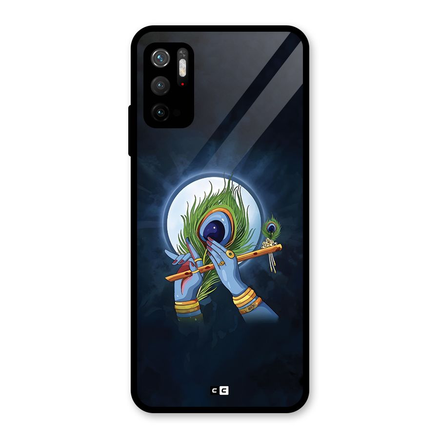Lord Krishna Flute Metal Back Case for Redmi Note 10T 5G