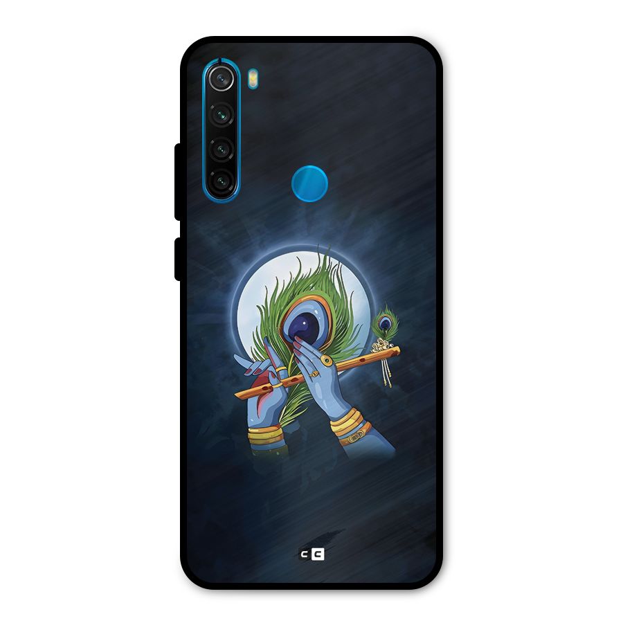 Lord Krishna Flute Metal Back Case for Redmi Note 8