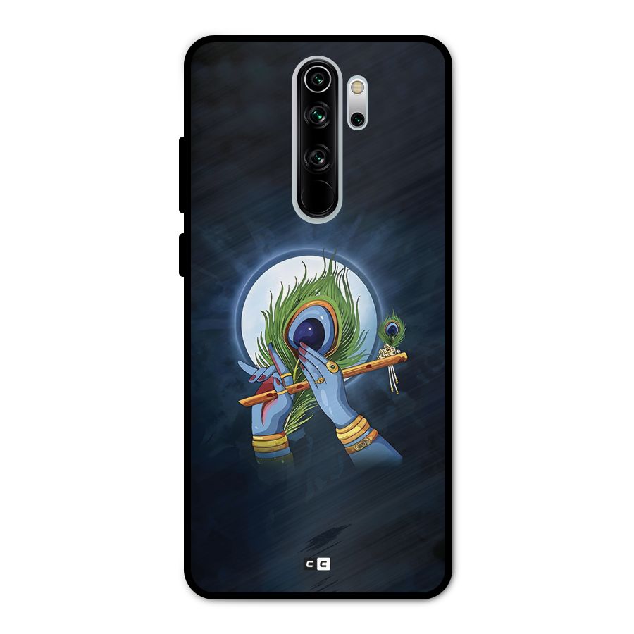 Lord Krishna Flute Metal Back Case for Redmi Note 8 Pro