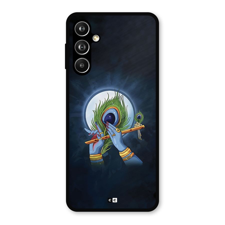 Lord Krishna Flute Metal Back Case for Samsung Galaxy M54