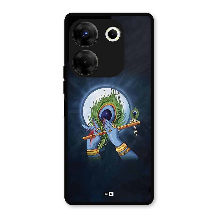 Lord Krishna Flute Metal Back Case for Tecno Camon 20