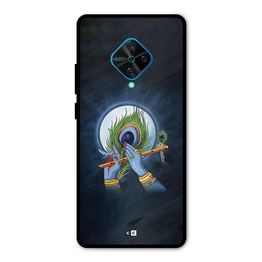 Lord Krishna Flute Metal Back Case for Vivo S1 Pro