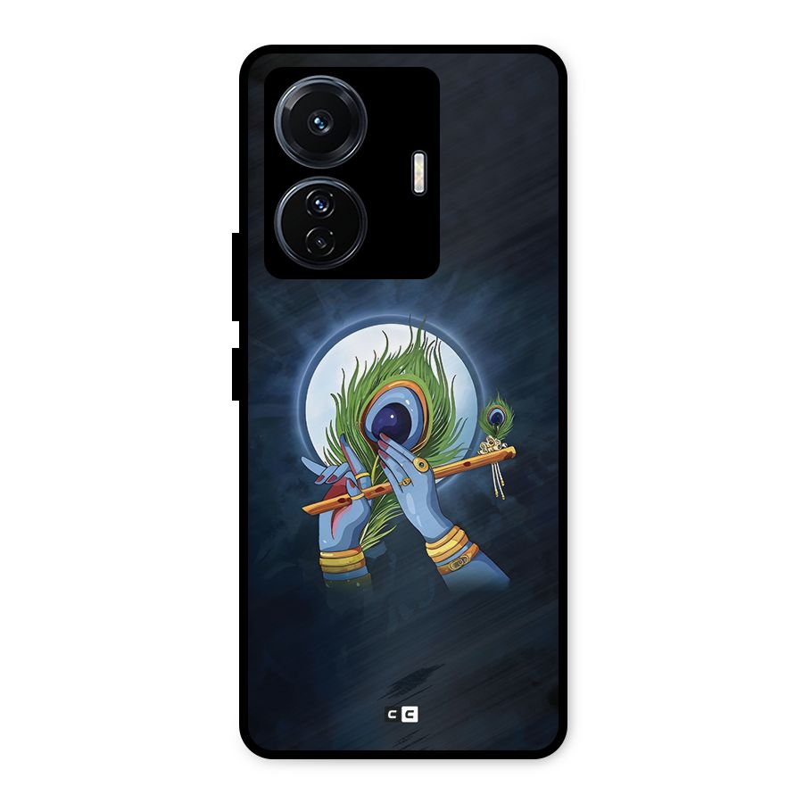 Lord Krishna Flute Metal Back Case for Vivo T1 Pro