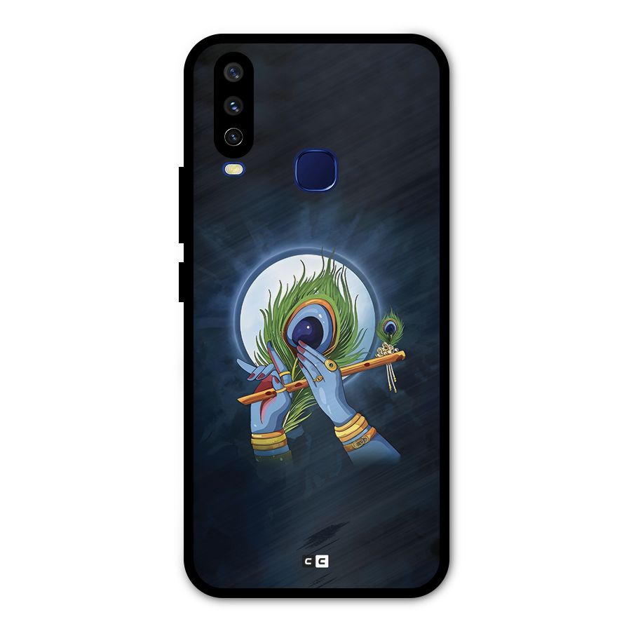 Lord Krishna Flute Metal Back Case for Vivo U10