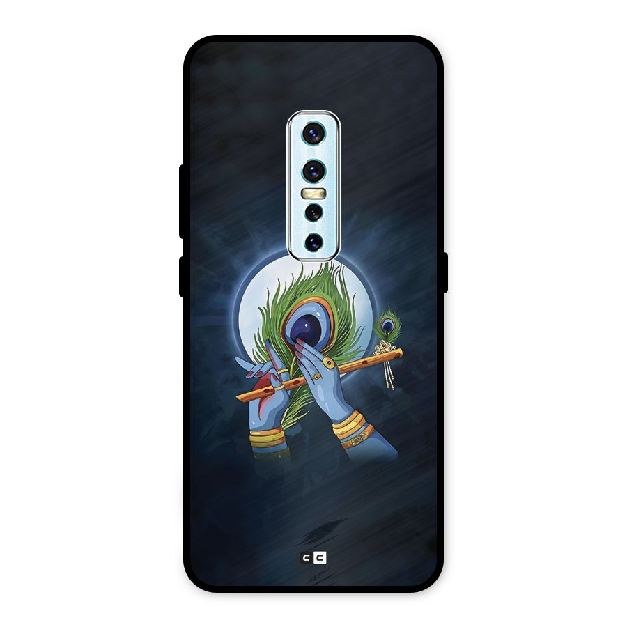 Lord Krishna Flute Metal Back Case for Vivo V17 Pro