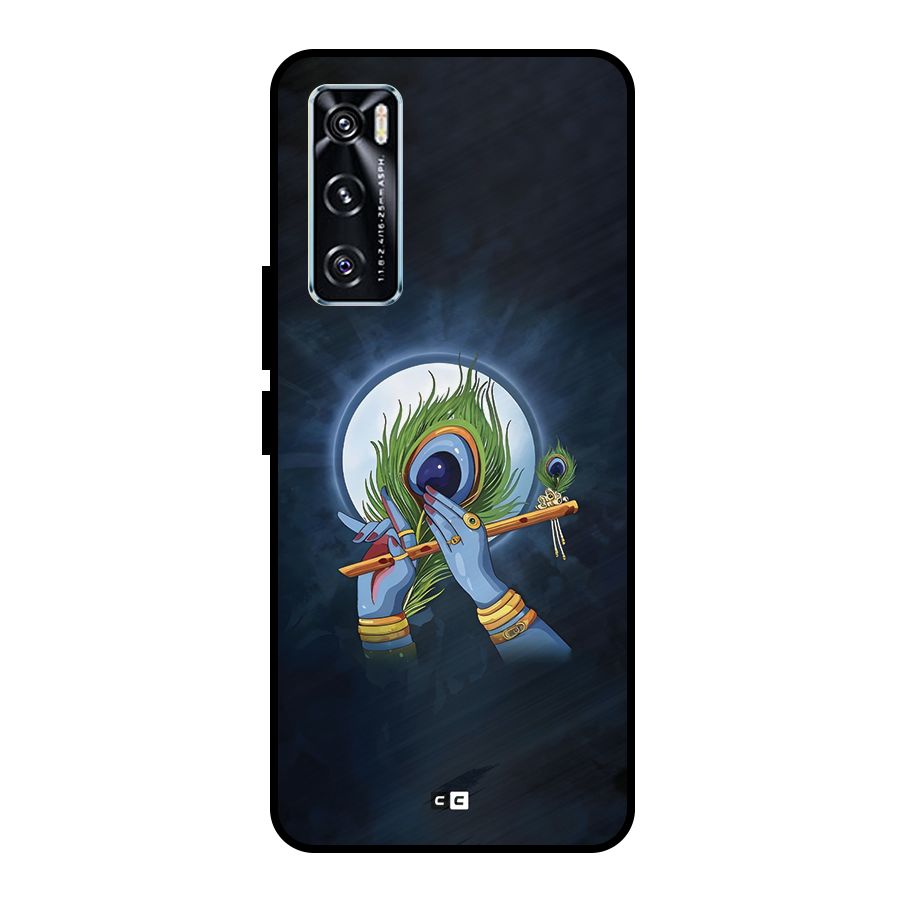 Lord Krishna Flute Metal Back Case for Vivo V20 SE