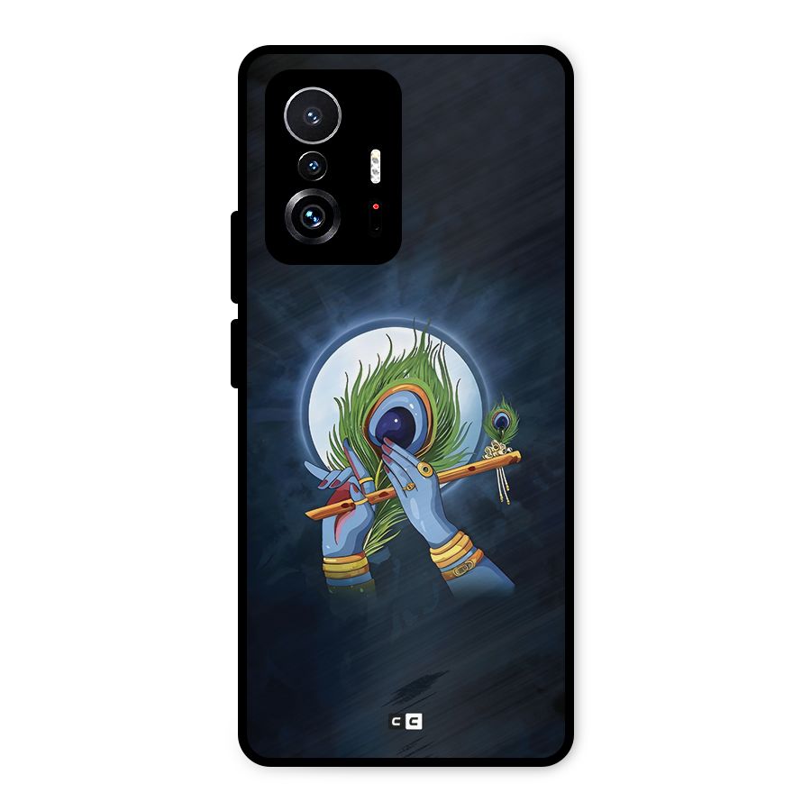 Lord Krishna Flute Metal Back Case for Xiaomi 11T Pro