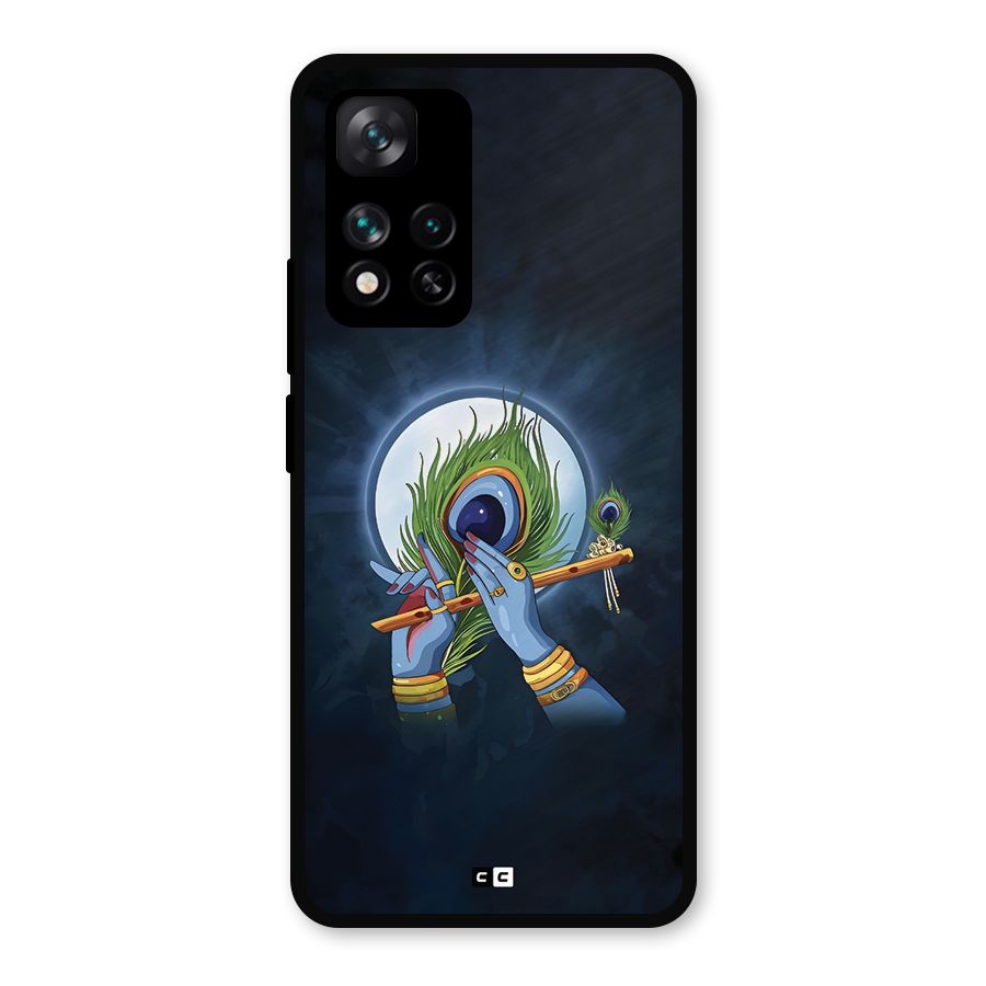 Lord Krishna Flute Metal Back Case for Xiaomi 11i Hypercharge 5G