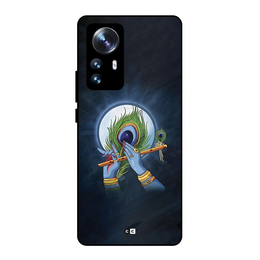 Lord Krishna Flute Metal Back Case for Xiaomi 12 Pro