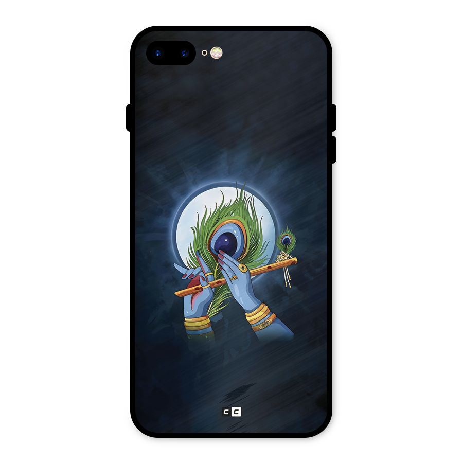 Lord Krishna Flute Metal Back Case for iPhone 8 Plus