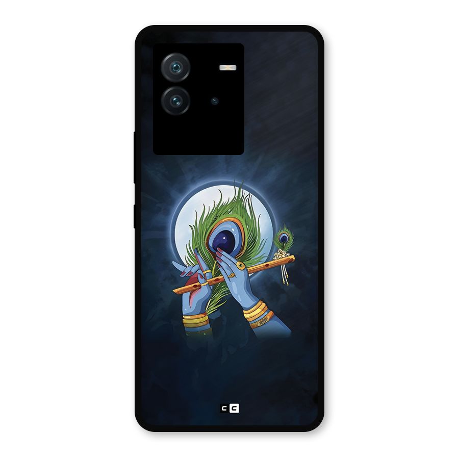 Lord Krishna Flute Metal Back Case for iQOO Neo 6 5G