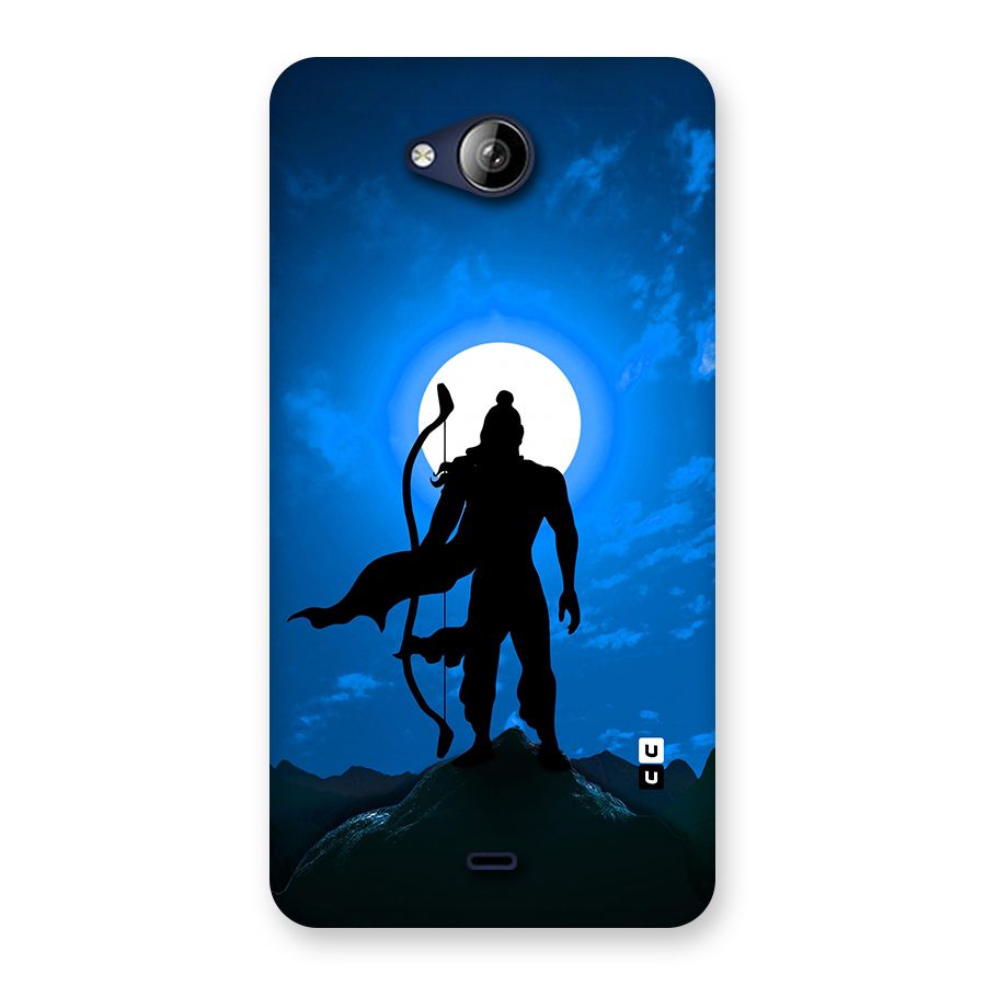 Lord Ram Illustration Back Case for Canvas Play Q355