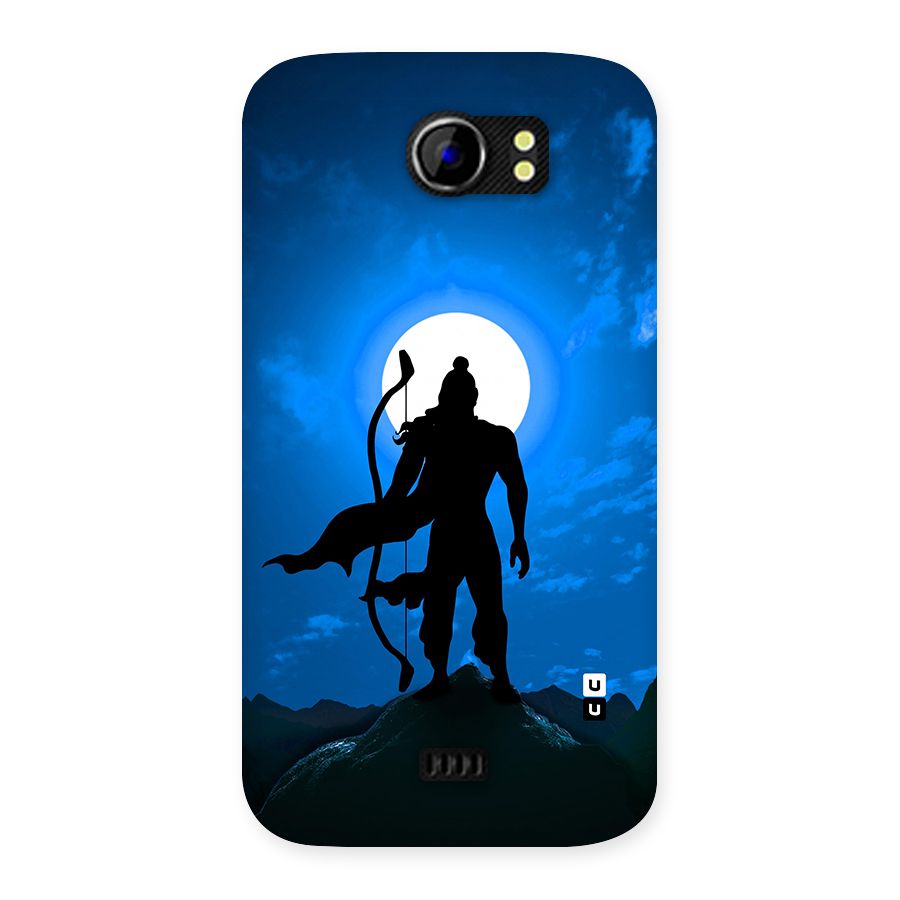 Lord Ram Illustration Back Case for Micromax Canvas 2 A110