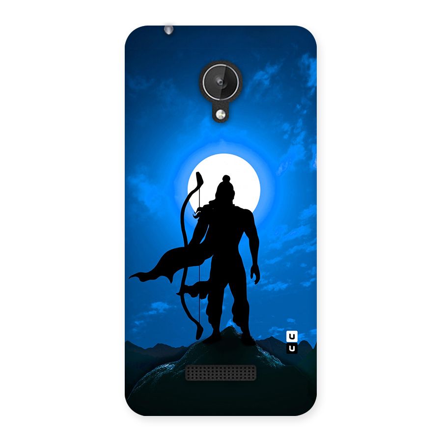 Lord Ram Illustration Back Case for Micromax Canvas Spark Q380