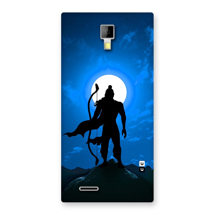 Lord Ram Illustration Back Case for Micromax Canvas Xpress A99