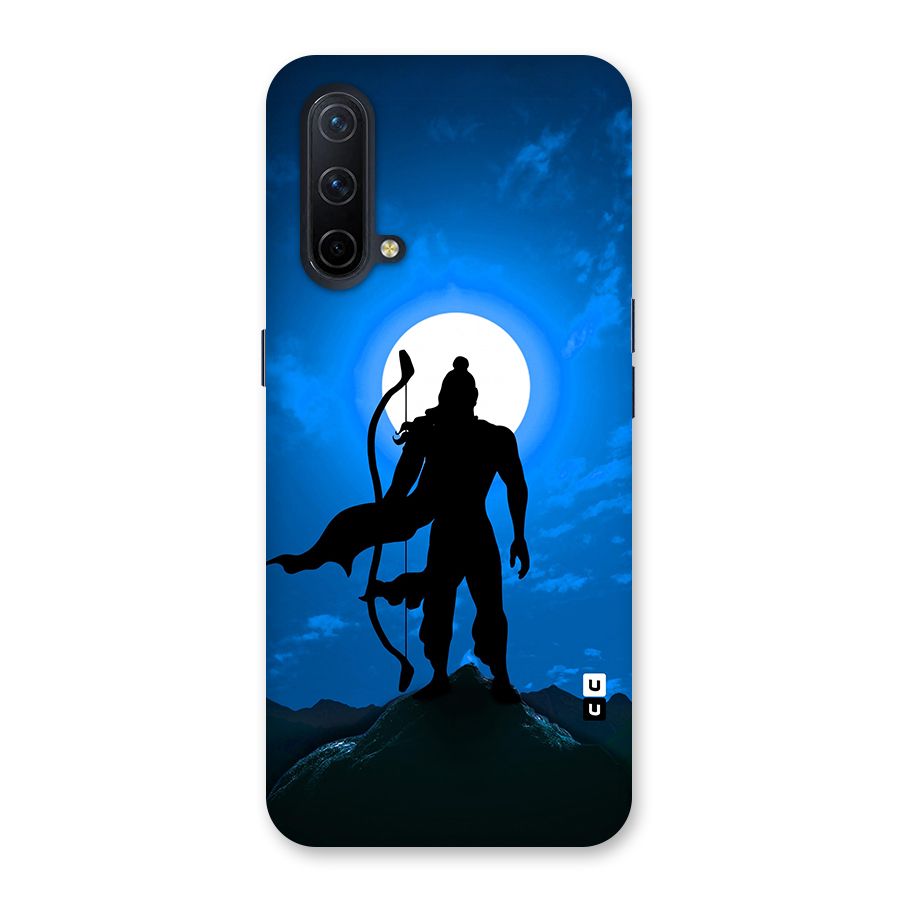 Lord Ram Illustration Glass Back Case for OnePlus Nord CE 5G