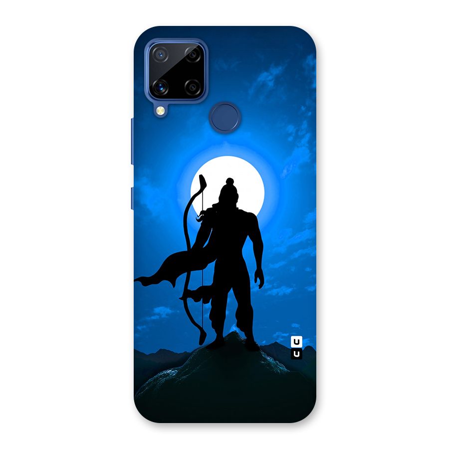Lord Ram Illustration Glass Back Case for Realme Narzo 30A