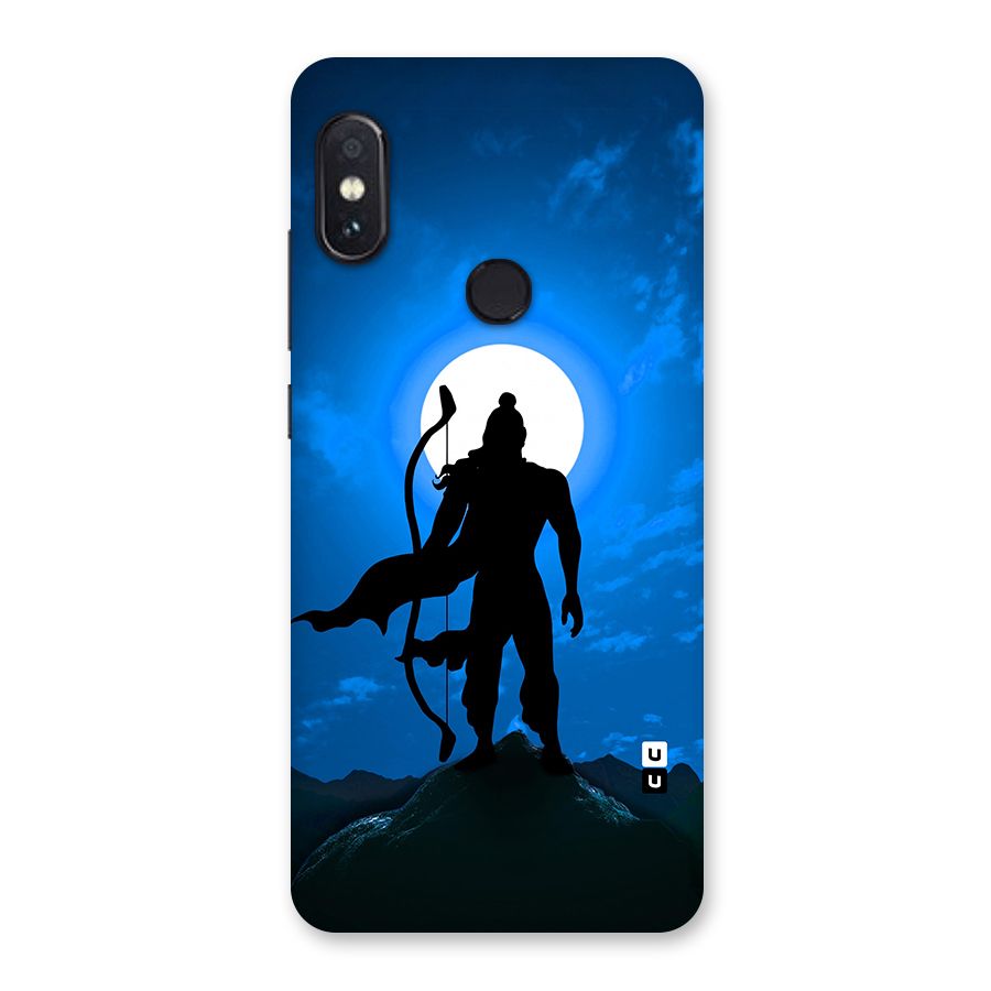 Lord Ram Illustration Glass Back Case for Redmi Note 5 Pro