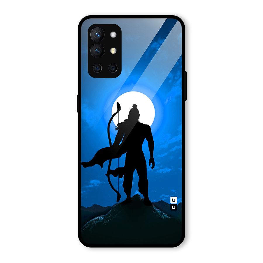 Lord Ram Illustration Glass Back Case for OnePlus 9R