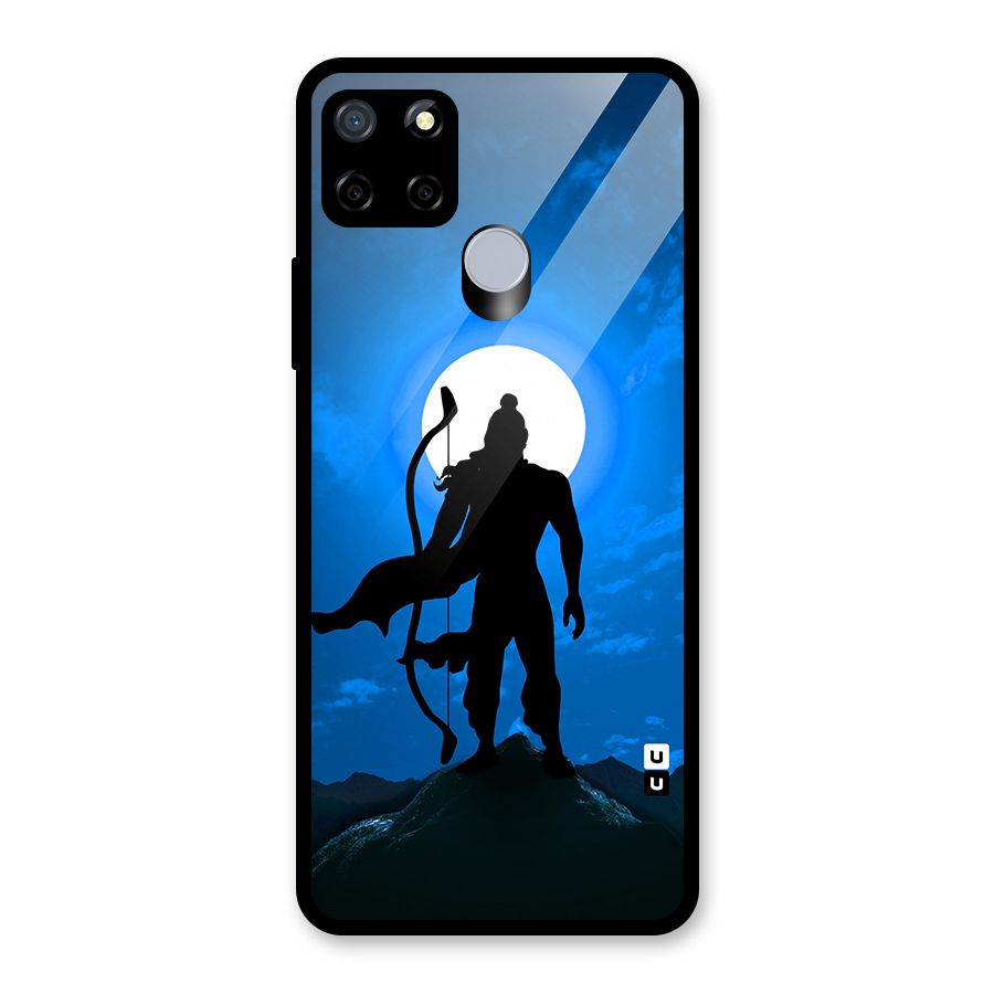 Lord Ram Illustration Glass Back Case for Realme Narzo 20