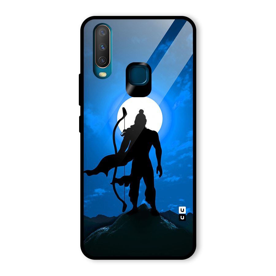 Lord Ram Illustration Glass Back Case for Vivo U10