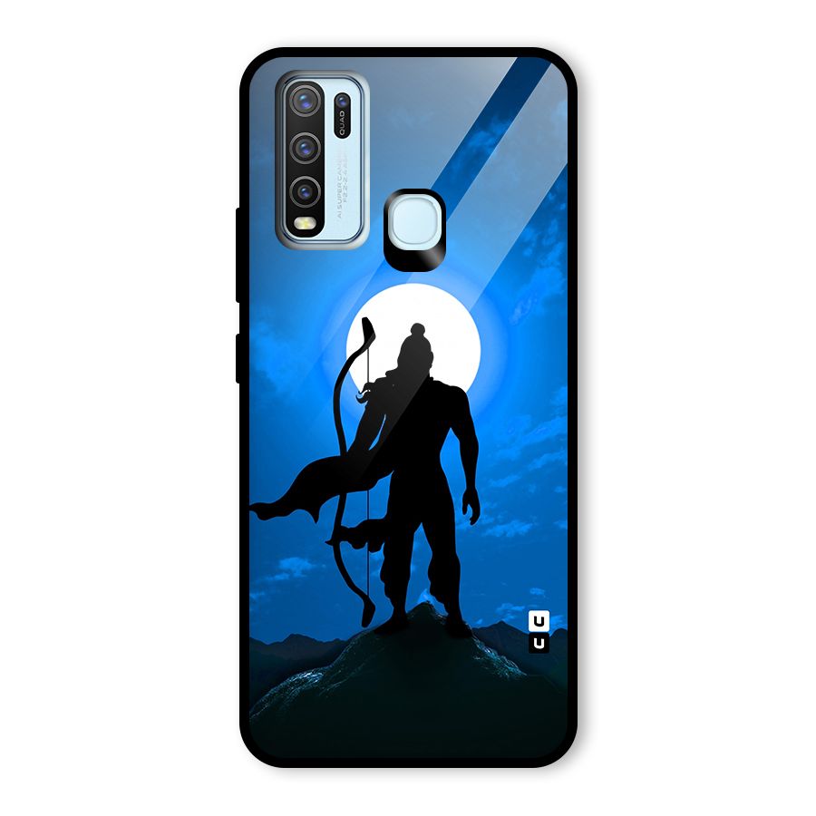 Lord Ram Illustration Glass Back Case for Vivo Y50