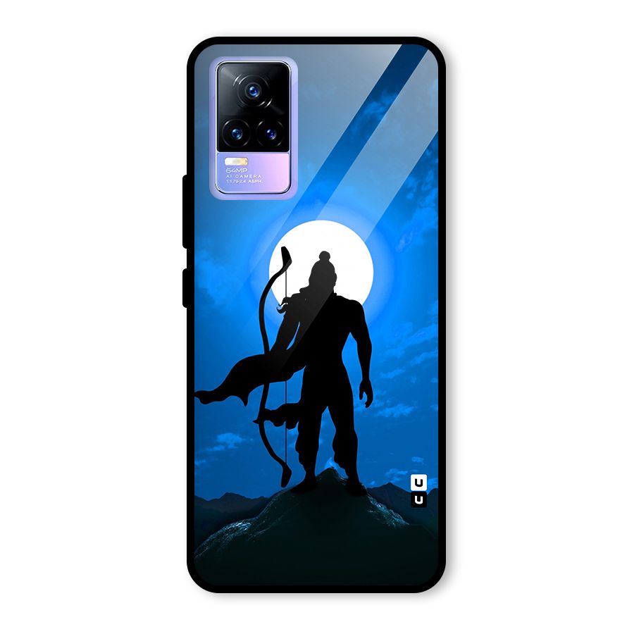 Lord Ram Illustration Glass Back Case for Vivo Y73