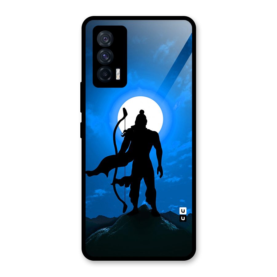 Lord Ram Illustration Glass Back Case for Vivo iQOO 7 5G