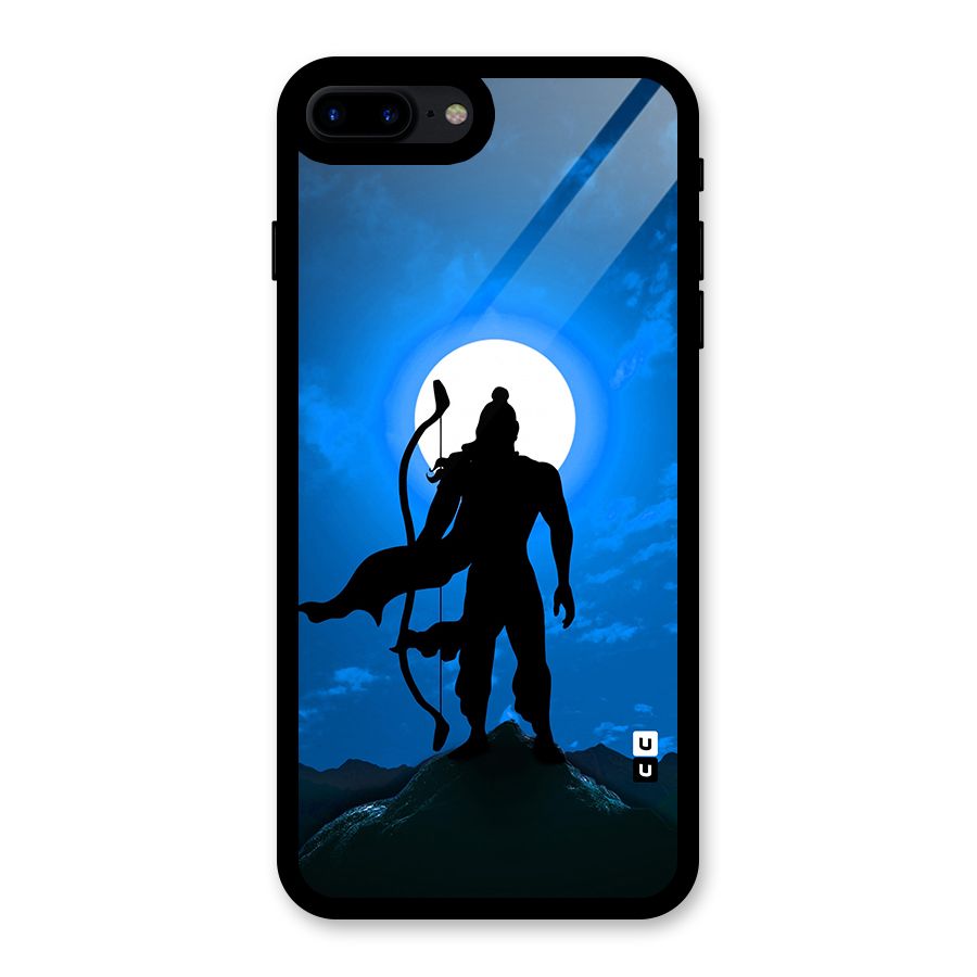Lord Ram Illustration Glass Back Case for iPhone 8 Plus