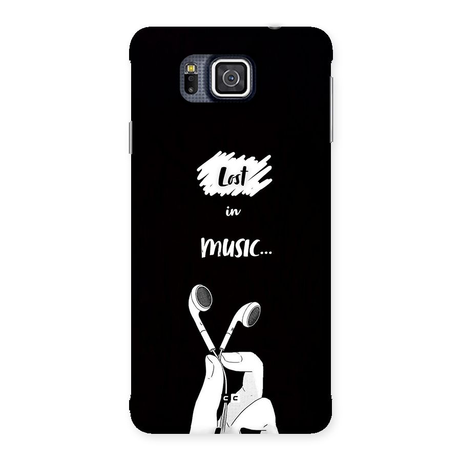 Lost In Music Back Case for Galaxy Alpha